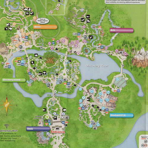 Animal Kingdom Map