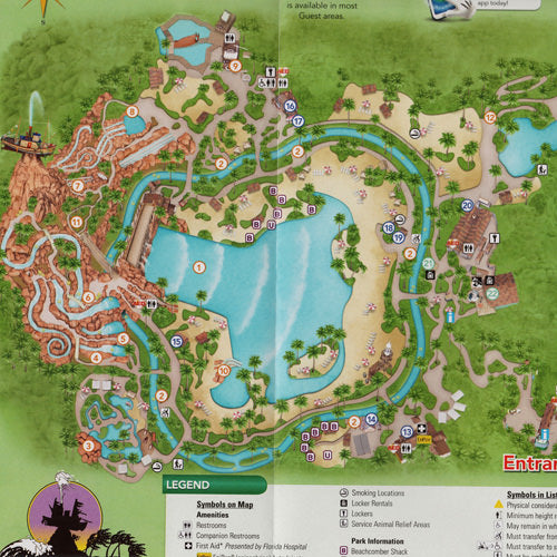 Typhoon Lagoon Map