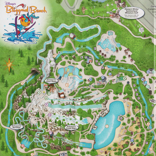 Blizzard Beach Map
