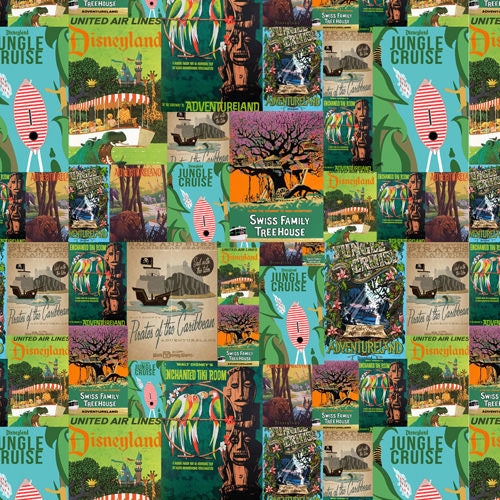 Adventureland Vintage Disney Attraction Posters