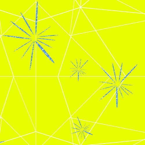 Design thumbnail for Joyful Blue & Yellow Florals - Kid's Hawaiian Button Up Shirt