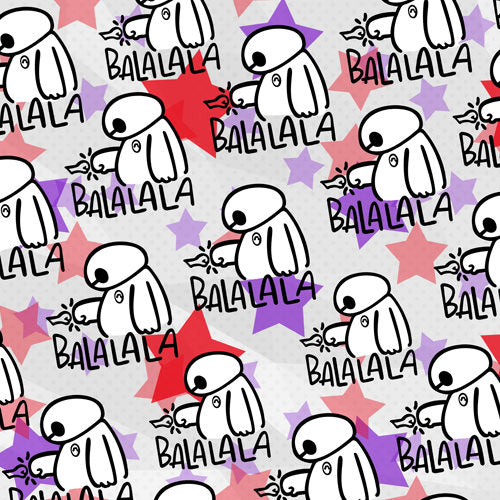 Design thumbnail for White Robot Balala - Women’s Diagonal Pocket Midi Dress