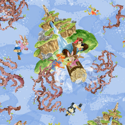 Design thumbnail for Briar Patch Splash - Men's Hawaiian Button Up Shirt