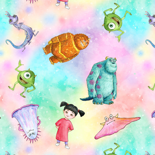 Watercolor Monsters Inc