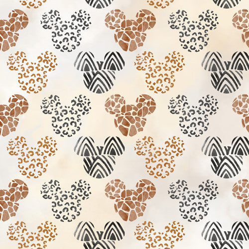 Design thumbnail for Safari Mouse Ears - Kid's Sleeveless Skater Dress