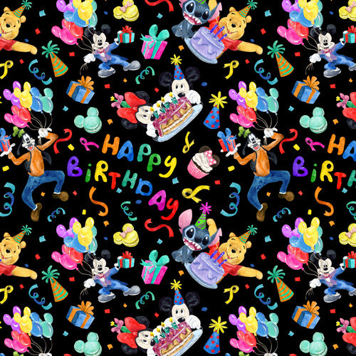 Design thumbnail for Happy Birthday Celebration - Kid's Sleeveless Skater Dress