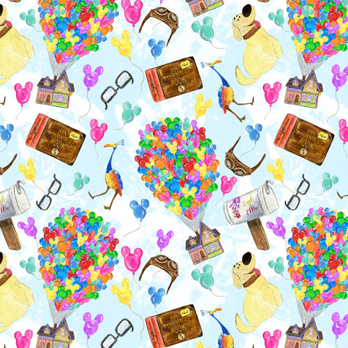 Design thumbnail for Up Adventure Icons - Kid's Sleeveless Skater Dress