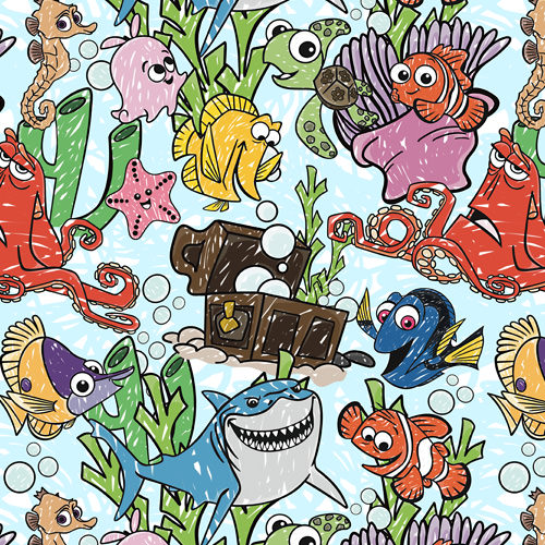 Design thumbnail for Fish Are Friends Reef - Kid's Sleeveless Skater Dress