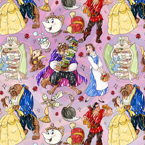 Design thumbnail for Enchanted Tale Sketch - Kid's Sleeveless Skater Dress