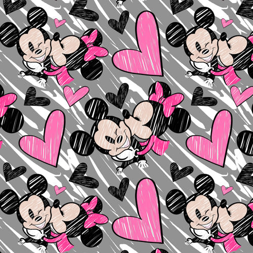 Mickey & Minnie Sketched