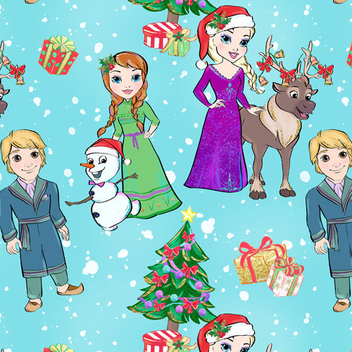 Frozen Christmas Morning