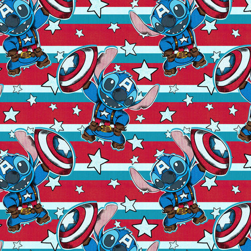 Superhero Stitch - Captain America