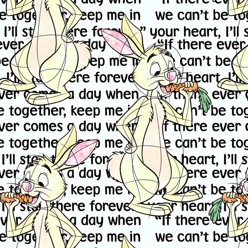 Sketched Rabbit with Carrot