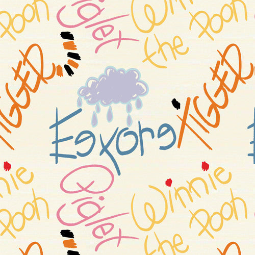 Sketched Pooh Autographs