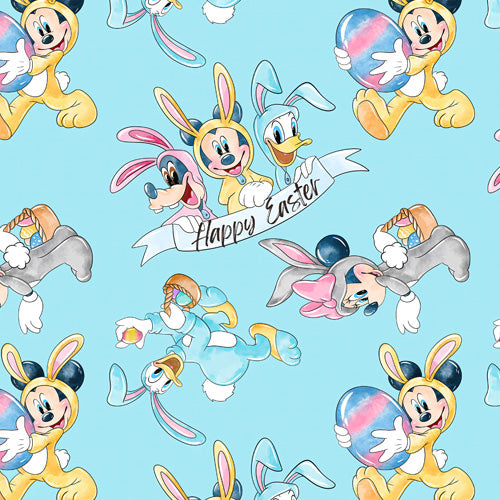 Design thumbnail for Spring Bunny Costume Crewumes - Kid's Hawaiian Button Up Shirt