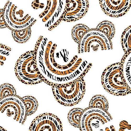 Animal Print Mouse Ears Rainbow