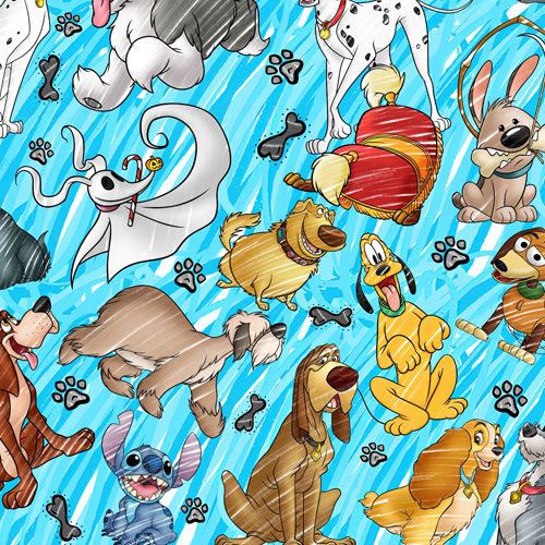 Sketched Disney Dogs