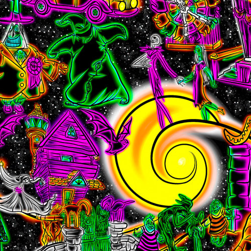 Neon Halloween Nightmare