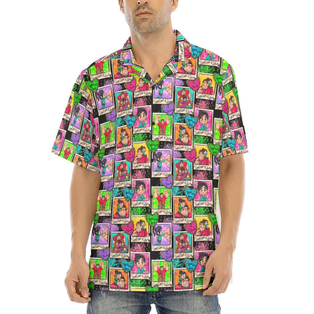 You're My Hero - Men's Hawaiian Button Up Shirt