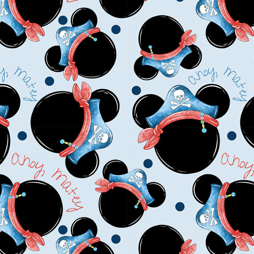 Design thumbnail for Pirate Life Adventure - Women's V-Neck Ruched Midi Dress