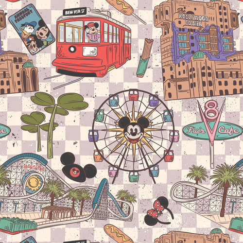 Design thumbnail for Original DCA - Men's Hawaiian Button Up Shirt