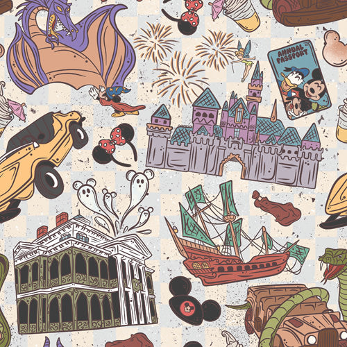 Design thumbnail for West Coast DLR - Kid's Hawaiian Button Up Shirt