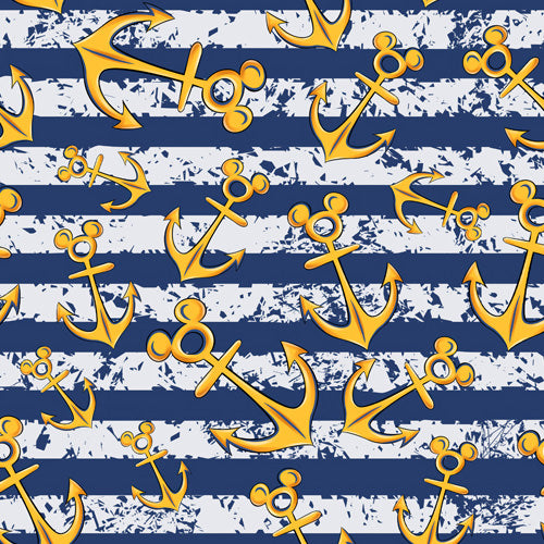Design thumbnail for Nautical Mouse Ear Anchors - Women's Flowy Pocket Shorts