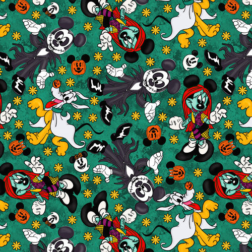 Design thumbnail for Beloved Couple as Spooky Pairp; Sally - Men’s Pocket Beach Shorts