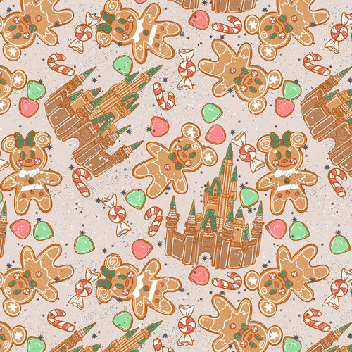 Design thumbnail for Festive Gingerbread Treats - Men’s Pocket Beach Shorts