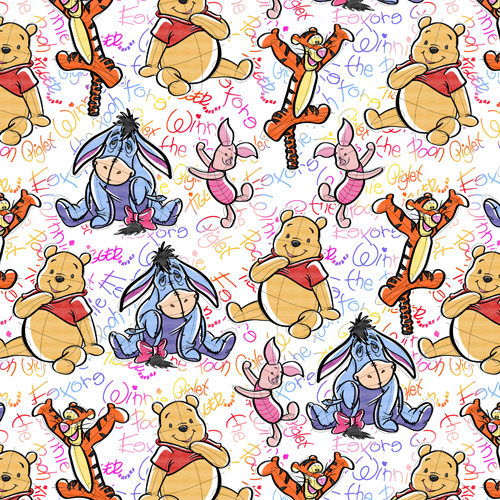 Design thumbnail for Beloved Forest Friends Sketch Autographs - Kid's Hawaiian Button Up Shirt