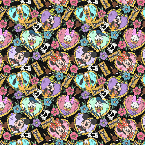 Design thumbnail for Tattoo Hearts Classic Crewends - Kid's Hawaiian Button Up Shirt