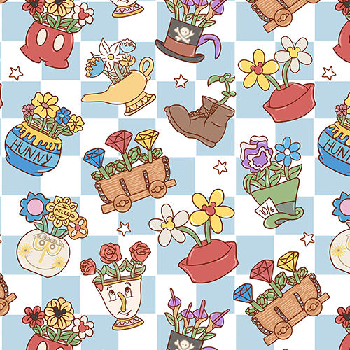 Design thumbnail for Flourishing Fairytale Pots - Men's Short Sleeve T-Shirt