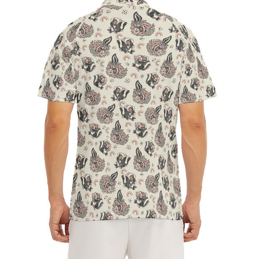 Bashful Blooming Skunk - Men's Polo Shirt