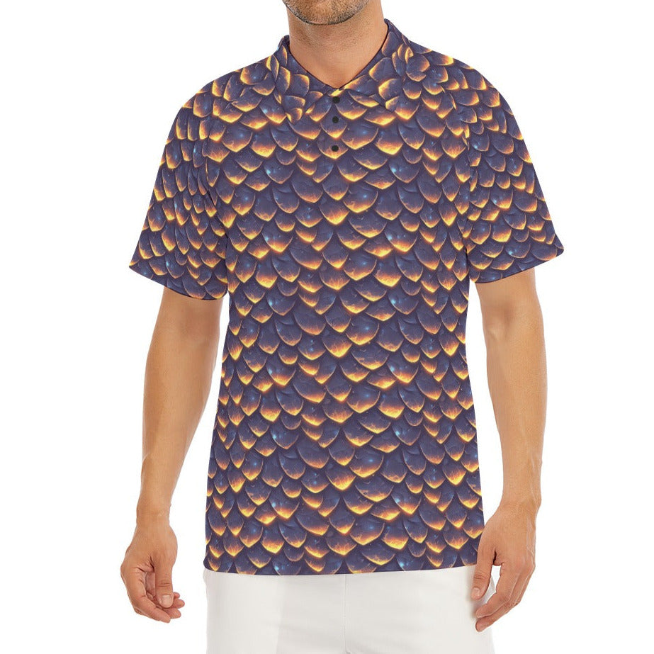 Animal Print - Dragon - Men's Polo Shirt