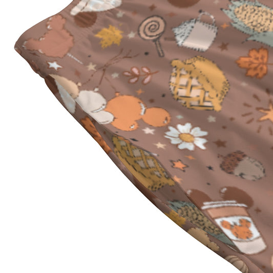 Pumpkin Spice Friends Fall - Women's Pocket Midi Skirt