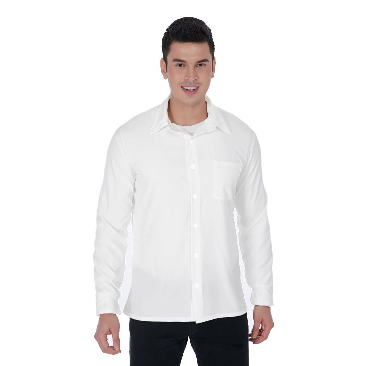 Pick Any Print from our Shop - Men's Long Sleeve Button Up Shirt