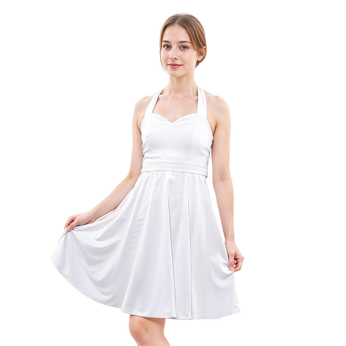 Pick Any Print from our Shop - Women's Halter Vintage Pocket Dress