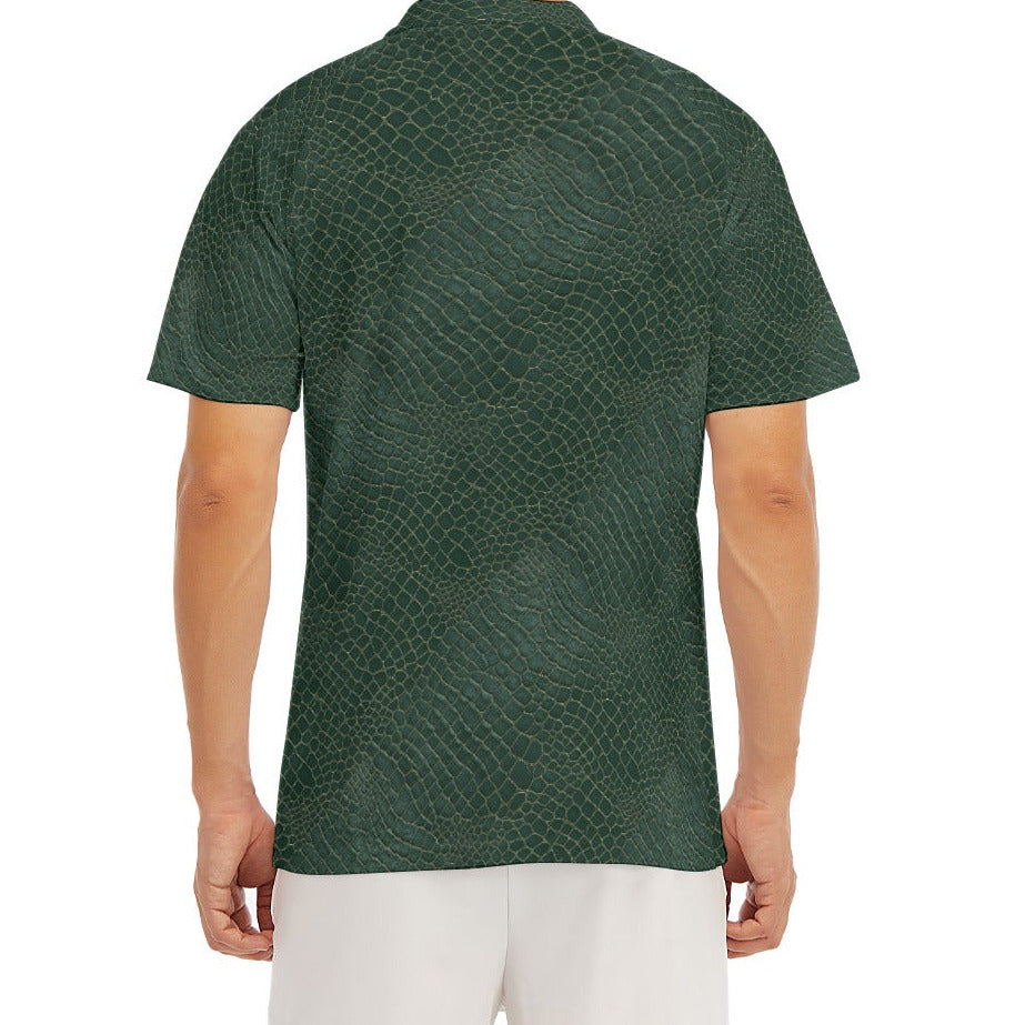 Animal Print - Alligator - Men's Polo Shirt