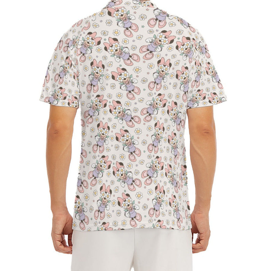 Daisy Crown Delight - Men's Polo Shirt