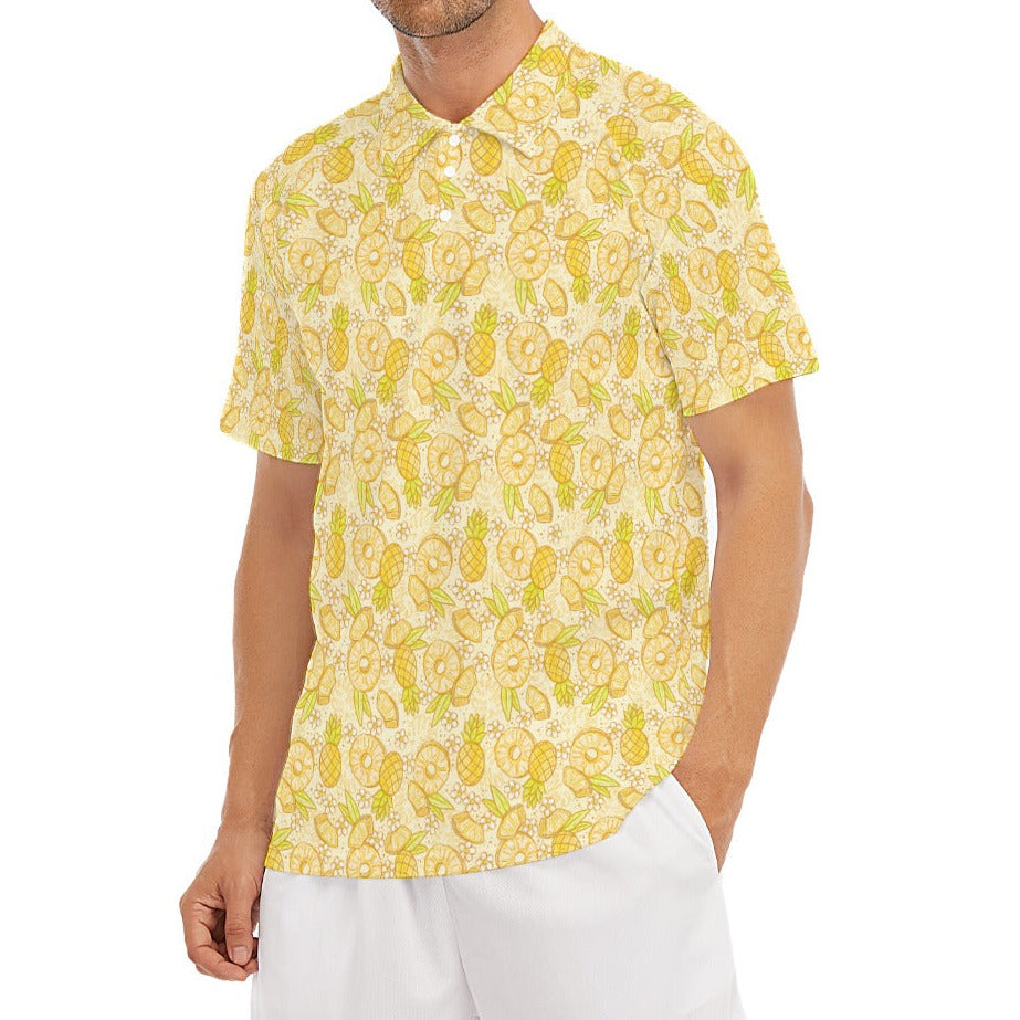 Summer Fruits - Pineapple - Men's Polo Shirt