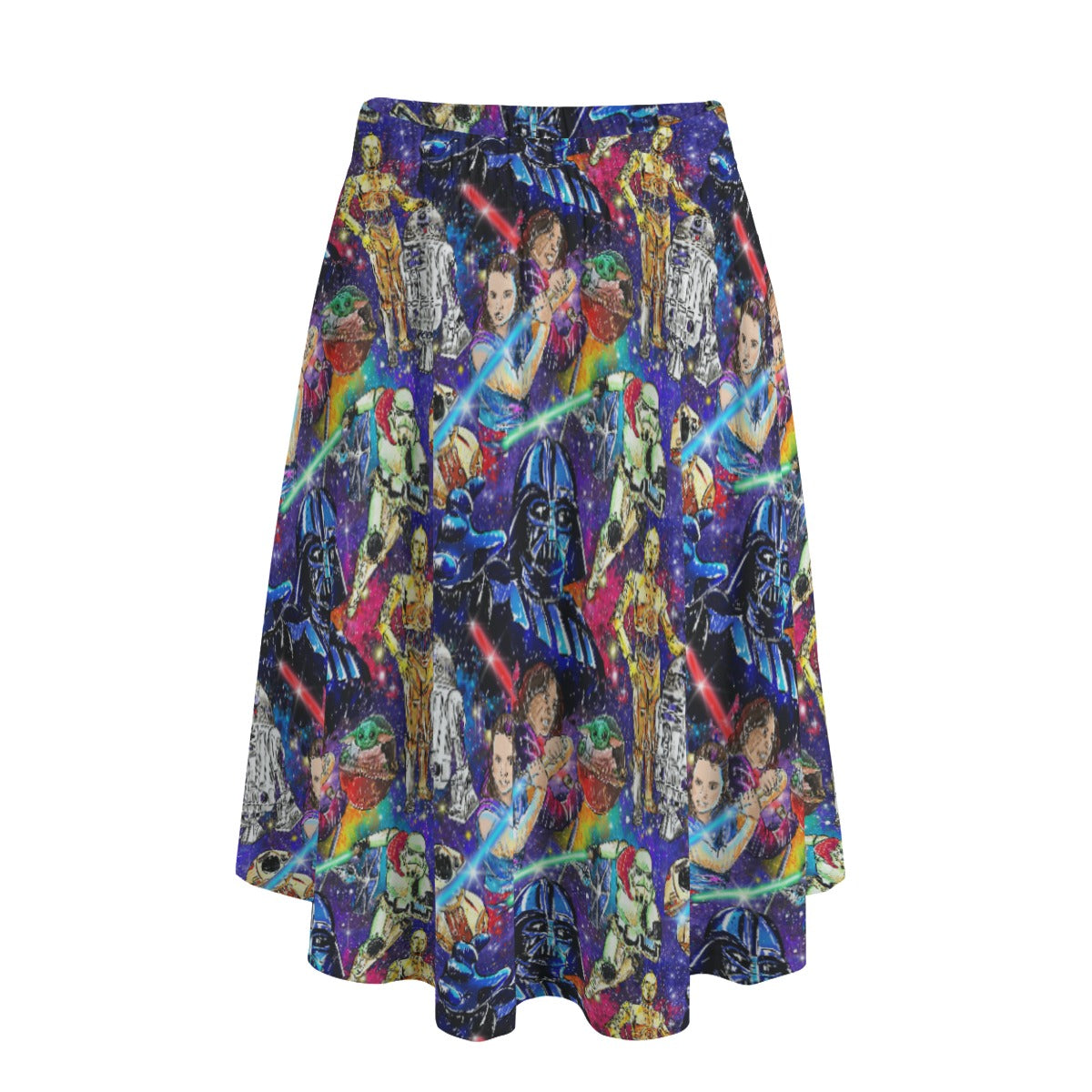 Galaxy Saga - Women's Pocket Midi Skirt