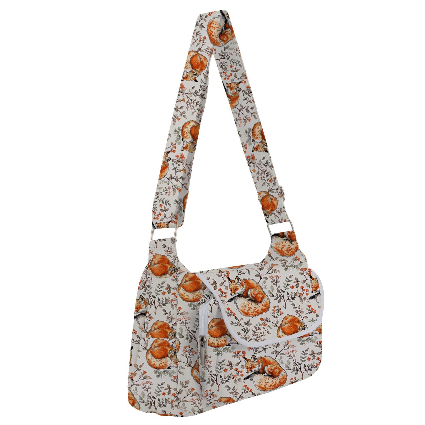 Vintage Sleeping Foxes - Digital Seamless Pattern
