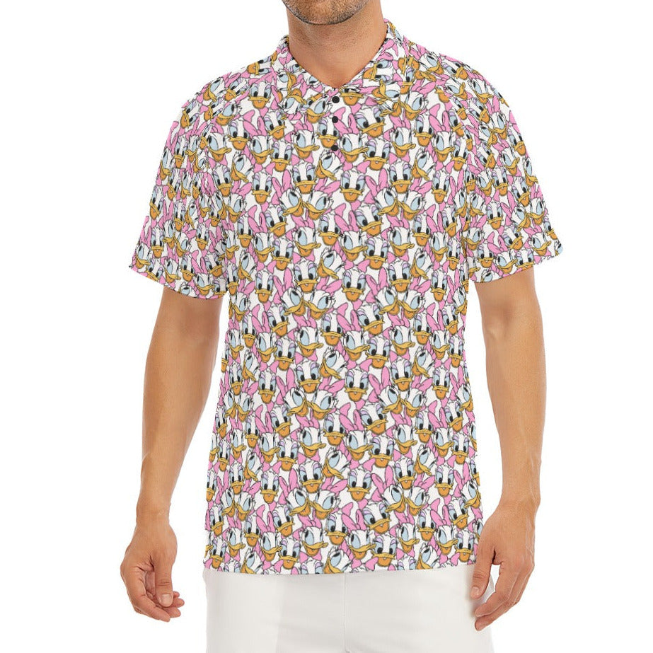 Many Faces of Sassy Duck - Men's Polo Shirt