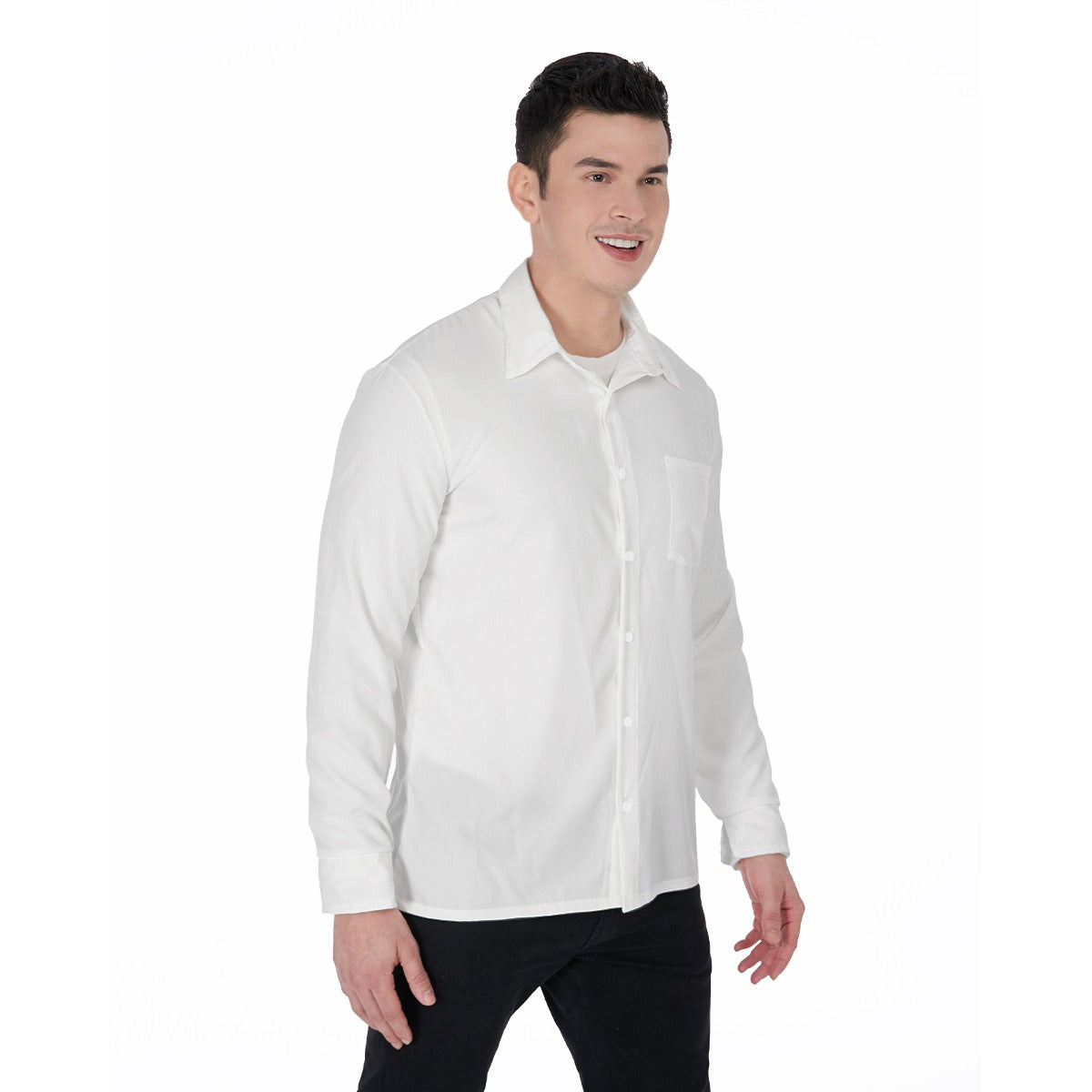 Pick Any Print from our Shop - Men's Long Sleeve Button Up Shirt