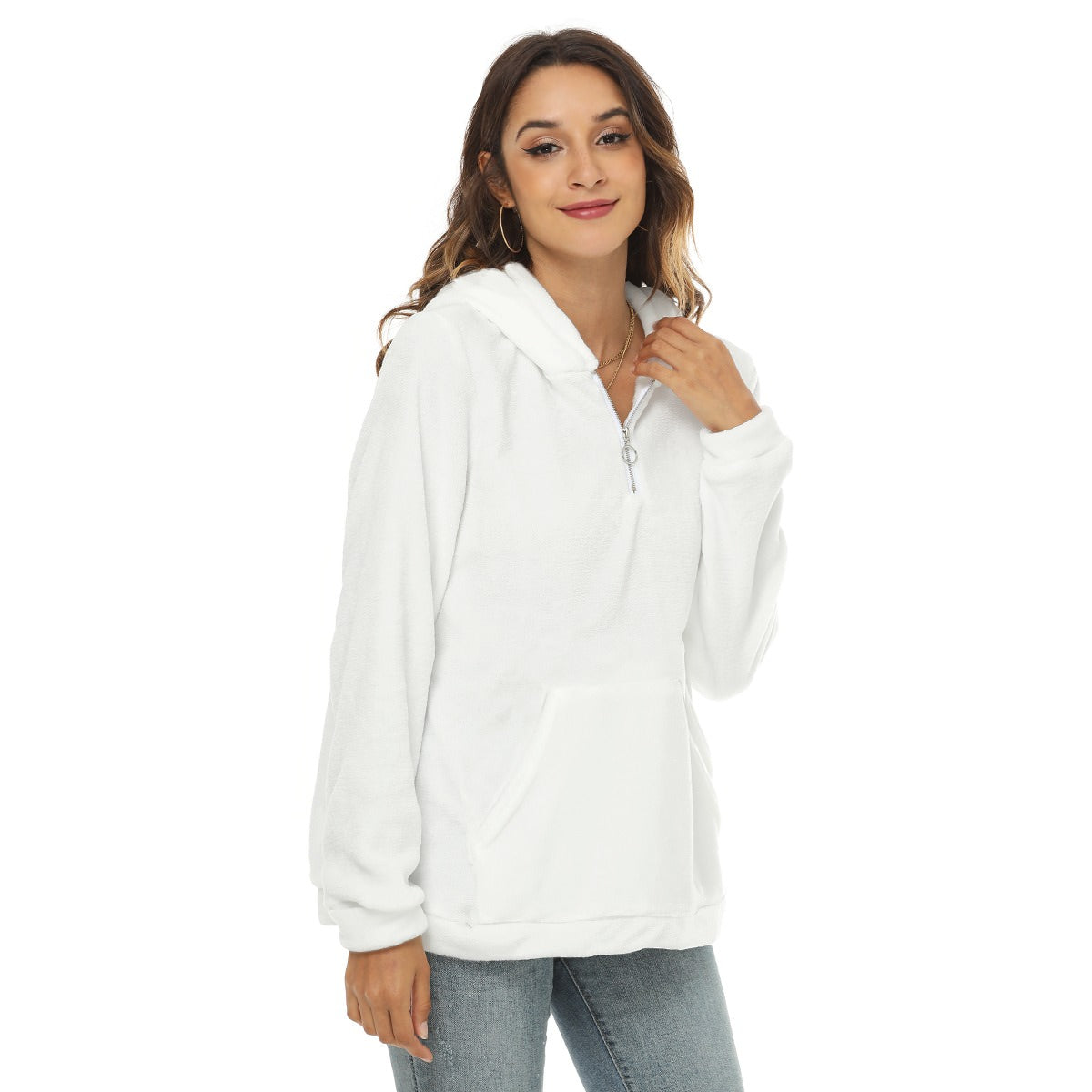 Pick Any Print from our Shop - Women's Borg Fleece Hoodie