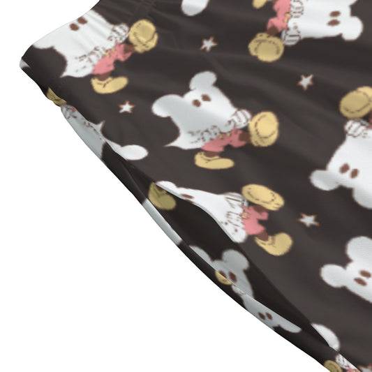 Ghostly Mouse - Women's Pocket Midi Skirt