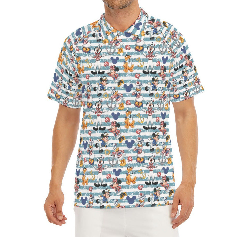 Cruise Crew on Deck - Men's Polo Shirt