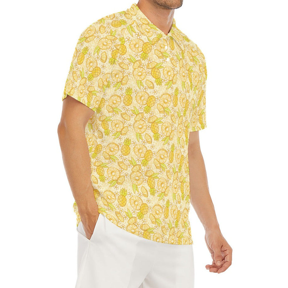 Summer Fruits - Pineapple - Men's Polo Shirt