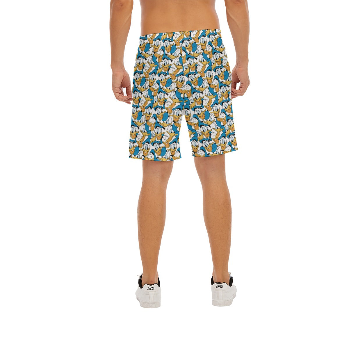Many Faces of Feisty Duck - Men’s Pocket Beach Shorts