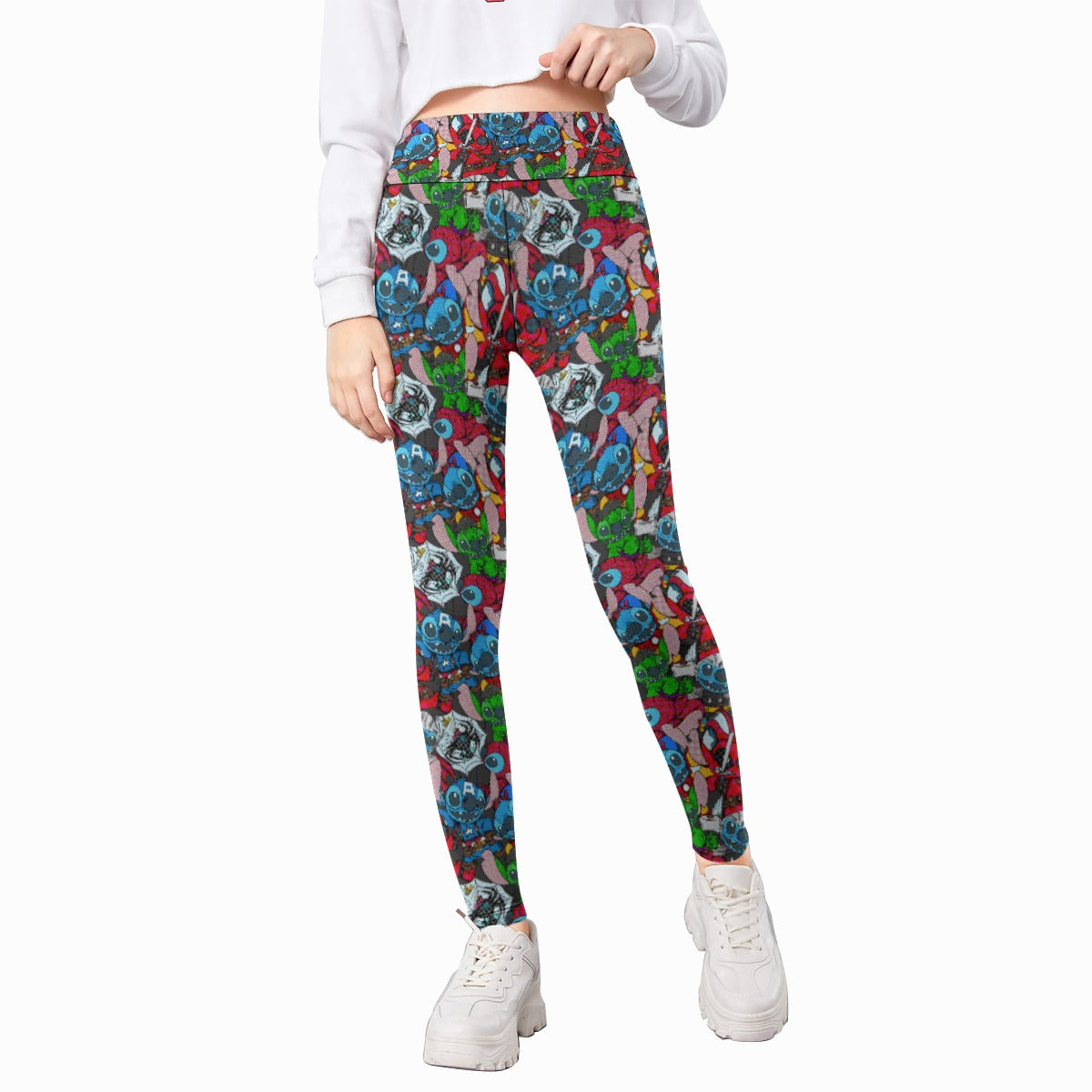 Superhero Stitch - Heroes Assembled - Kid's Leggings